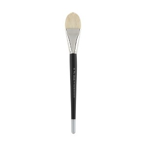 Creative Mark Pro Stroke Premium White Chungking Hog Bristle Artist Paint Brush - Filbert - Natural Bristle Brush w/ Great Control Suitable for Oils, - 1 of 4