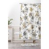 Ninola Design Christmas Stars Snowflakes Shower Curtain Yellow/Gray - Deny Designs - 3 of 3