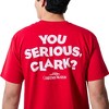 National Lampoon's Christmas Vacation Merry Clarkmas Men's Red Crew Neck Short Sleeve T-shirt - 4 of 4