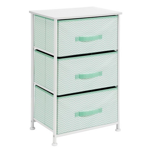 Mdesign Child Kids Vertical Dresser Storage Tower 3 Drawers