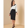 INSPIRE CHIC Women's Boat Neck Long Sleeve Heart Print Button Down Shirt - 3 of 4