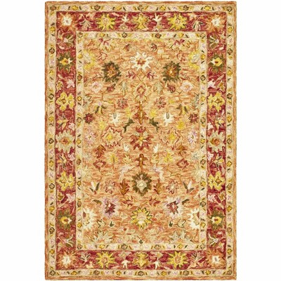 Hauteloom Alusia Wool Living Room, Bedroom Area Rug - Traditional