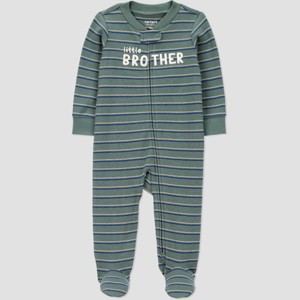 Carter's Just One You® Baby Boys' Little Brother Sleep N' Play - Green - 1 of 3