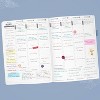 Undated PRO Schedule Planner Weekly/Monthly 8.5"x11" Periwinkle - Legend Planner: Ribbon Marker, Adult & Teen Use - 3 of 4