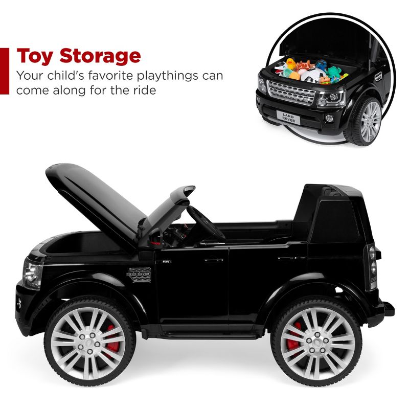 Best Choice Products 12V 3.7 MPH 2-Seater Licensed Land Rover Ride On Car Toy w/ Parent Remote Control, 4 of 8