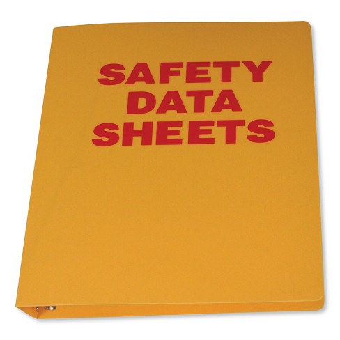 Impact Yellow Sds Binder 1 5 Capacity 8 5 X 11 Yellow Red Target