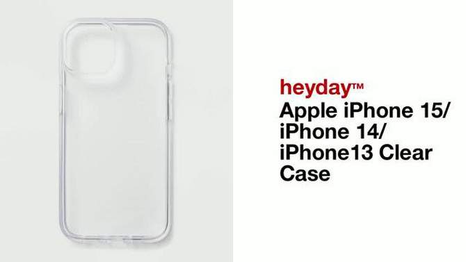 Apple iPhone 15/iPhone 14/iPhone 13 Clear Case - heyday&#8482;, 2 of 7, play video
