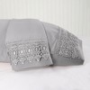Southshore Fine Living, Vilano Lace Collection Pair of 2 Pillowcases Ultra Soft Brushed Microfiber - 2 of 4