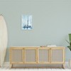 Stupell Industries Nautical Blue Sailboat Tranquil Coastal Water Watercolor Painting Black Framed Giclee Art - 2 of 4