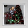 Northlight LED Lighted Candle Christmas Window Silhouette Decoration - 12" - Multi Lights - 3 of 4