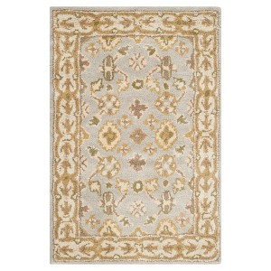 Light Blue/Ivory Holly Tufted Accent Rug 2