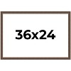 PosterPalooza | Elegant Brown Picture Frame - UV Acrylic, Backing Board, Hanging Hardware Included - 2 of 4