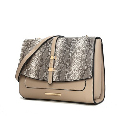 MKF Collection Melody Vegan Leather Women’s Crossbody Shoulder Handbag Purse by Mia K
