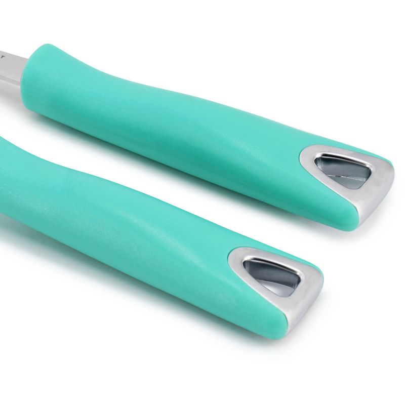 Martha Stewart Everyday Drexler 2 Piece Whisk and Spatula Tool Set in Turquoise, 4 of 6