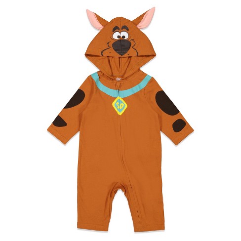 Scooby-Doo Scooby Doo Zip Up Cosplay Coverall Toddler - image 1 of 4