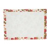 Saro Lifestyle Breezy Juicy Strawberry Placemat (Set of 4), 14"x20", Multicolored - 2 of 4