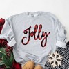 Simply Sage Market Women's Graphic Sweatshirt Jolly Plaid - 3 of 4