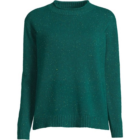 Green crew neck online jumper womens