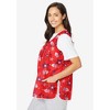 Only Necessities Plus Size Snap-Front Apron - 4 of 4