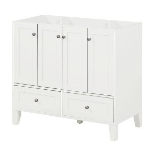 Dexmalle Gray 36''Bathroom Vanity without Countertop - 1 of 4