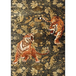 Washable Area Rug Boho Floral Carpet for Bedroom Bedroom Rug - 1 of 1
