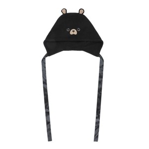 Novelty Beanie 3D Bear Hood Chin Ties Beanie - 1 of 4