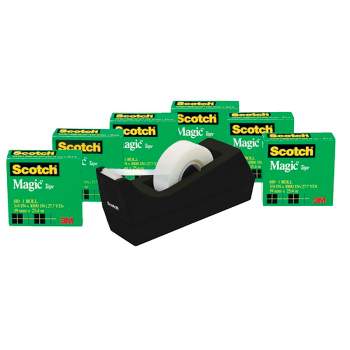 Scotch® Wall-Safe Tape, 813S6-ESF, .75 in x 800 in (19 mm x 20.3 m), 6 per  pack
