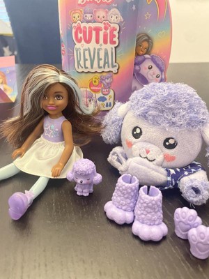 Barbie Cutie Reveal Poodle Plush Chelsea Doll