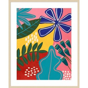 Amanti Art Bold Tropica II by Regina Moore Wood Framed Wall Art Print - 1 of 4