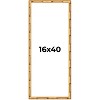 PosterPalooza | 16x40 Bamboo Picture Frame, UV Acrylic, 4 Finishes - Brown, Black, Gold, and Natural - 2 of 4