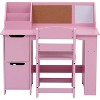 Acekool Kids Desk and Chair Set, Ergonomic Study Table with Bookshelf, Bulletin Board, Cabinets, Adjustable for Boys & Girls, Easy Assembly - 4 of 4