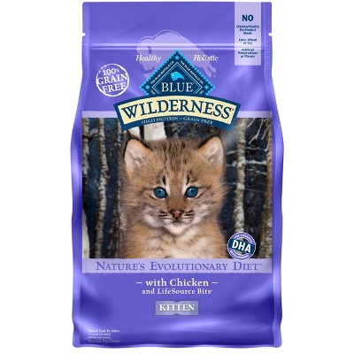 Blue Buffalo Wilderness Kitten Chicken Dry Cat Food - 5lb : Target