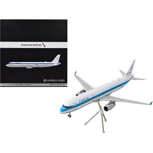 Airbus A321 Commercial Aircraft "American Airlines" White w/Blue "Gemini 200" Series 1/200 Diecast Model Airplane by GeminiJets - 1 of 4