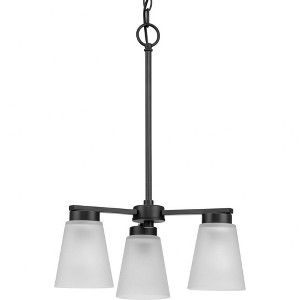 Progress Lighting Tanner 3 - Light Chandelier in  Matte Black - 1 of 3
