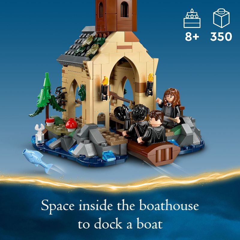 LEGO Harry Potter Hogwarts Castle Boathouse, Birthday Gift Idea 76426, 4 of 8