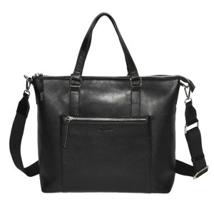 Club Rochelier Large Leather Crossbody Business Tote Bag - 1 of 4