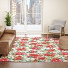 Ninola Design Poinsettia holiday flowersRug - Deny Designs - 2 of 3