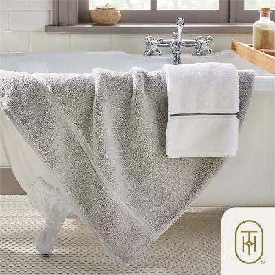 Checkered Hand Towels Minimalist Checkerboard Fingertip Towels Bath Towel  Set for Bathroom Dorm Teens (Bath Towel, Pink)