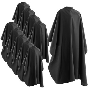 Salon Sundry Professional Nylon Hair Salon Cape with Snap Closure - 50 inch x 60 inch, Black - 1 of 4