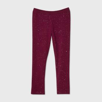 Victoria's Secret PINK Bling Skinny Track Pants Sequin Maroon Red