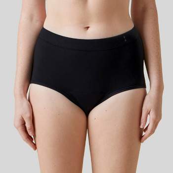 Thinx For All Women's Super Absorbency Bikini Period Underwear - Black Xl :  Target