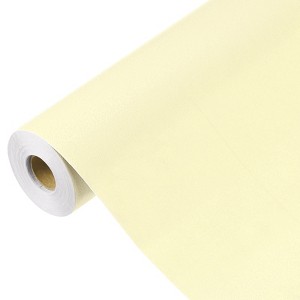 Unique Bargains Wallpaper, Peel and Stick Wallpaper Contact Paper Solid Color Vinyl Self-Adhesive Wall Paper Decorative Khaki Yellow 590" x 15.7" - 1 of 4