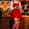 BABYYER Christmas Thigh High Stockings, Red Pompom Long Socks, Breathable and Soft for Xmas New Year Holiday Decorations (1 Pcs One size) - 4 of 4