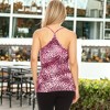 Anna-Kaci Women's Casual Leopard Print Spaghetti Strap Soft Racerback Tank Top - 2 of 4