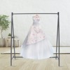 YIYIBYUS Black Metal Clothes Rack Freestanding Garment Display Stand 47 in. W x 55 in. H - 2 of 4