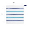 Sloppy Chef Premier Dishcloth (12 Pack), 100% Ringspun Cotton, 13x13, Looped, Classic Stripes - 3 of 4
