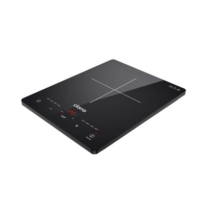 Ciarra Black Glass Portable Induction Cooktop with Touch Control