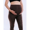 Women's Secret Fit Over the Belly Coated Full Length Legging | Motherhood Maternity - 4 of 4