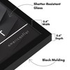 Americanflat 11x14 Picture Frame - Streamline Collection - Thin Border Picture Frame for Wall Display - Hanging Hardware Included - Black - 3 of 4
