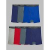 Fruit Of The Loom 7 Pack Men's CoolZone Fly Long Leg Boxer Briefs - 2 of 4